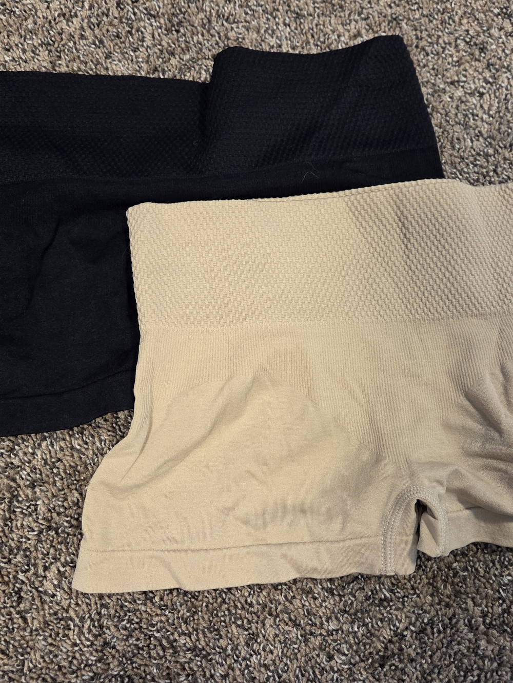 kathy ireland Fits Like XS Nwot High-Waist Shapewear Shorts in Black and Nude